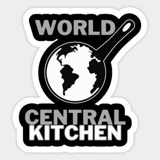 Black simple logo kitchen Sticker